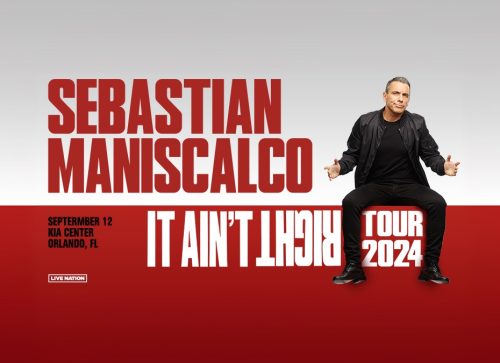 Sebastian Maniscalco It Ain't Right Tour 2024 at Kia Center in Orlando